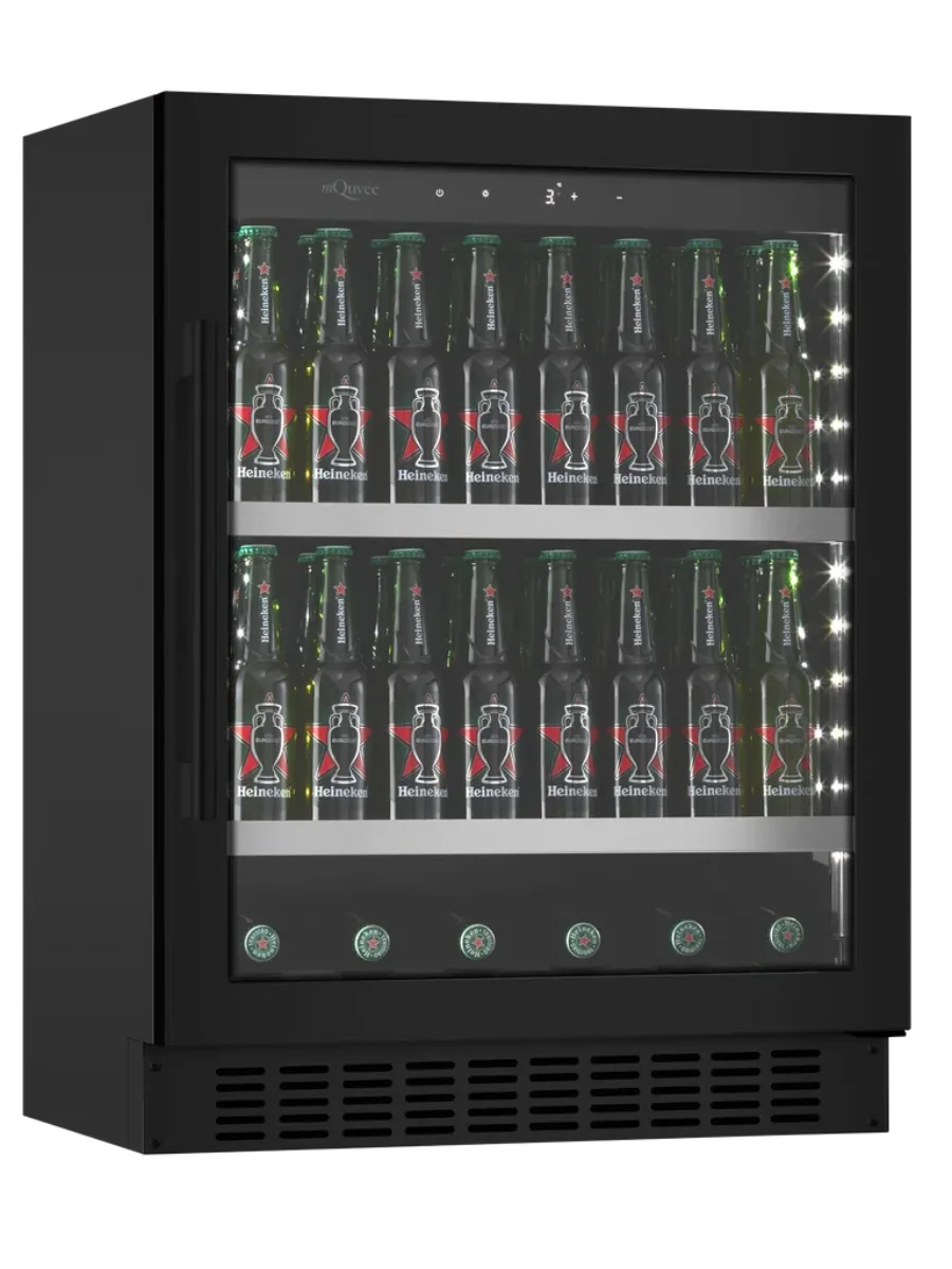 mQuvée BeerServer 60 — inbyggbar dryckeskyl 60 cm bred