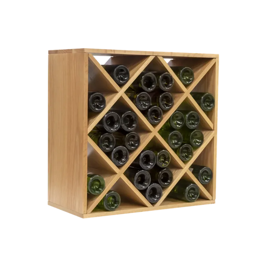 mQuvée vinställ 60x60x30 cm för 28 flaskor