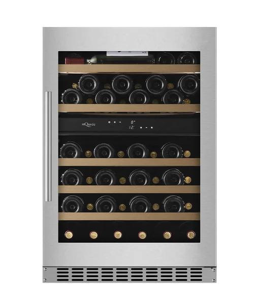 mQuvée WineCave 800 60D — inbyggbar vinkyl 59,5 cm med två zoner