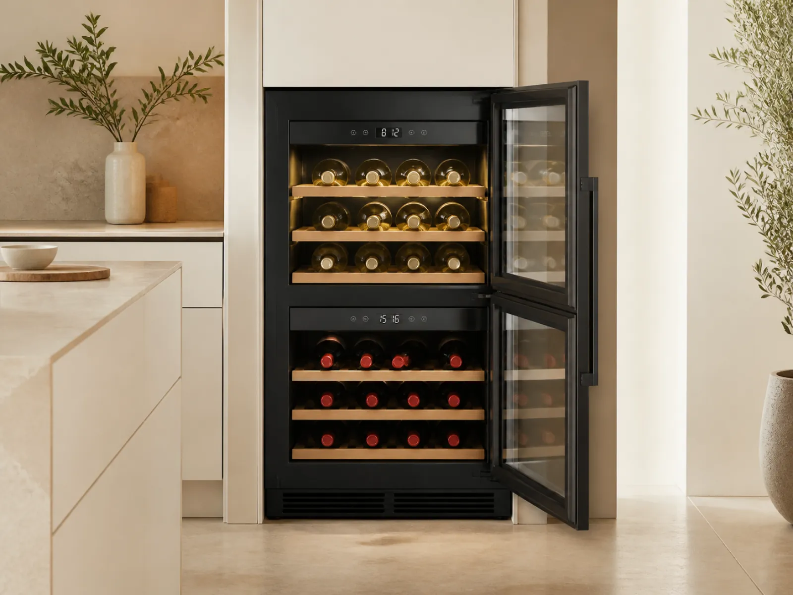 Öl och vin i samma kyl — så funkar det